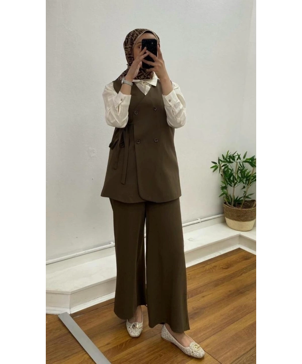 COFFEE İKİLİ PANTOLONLU TAKIM