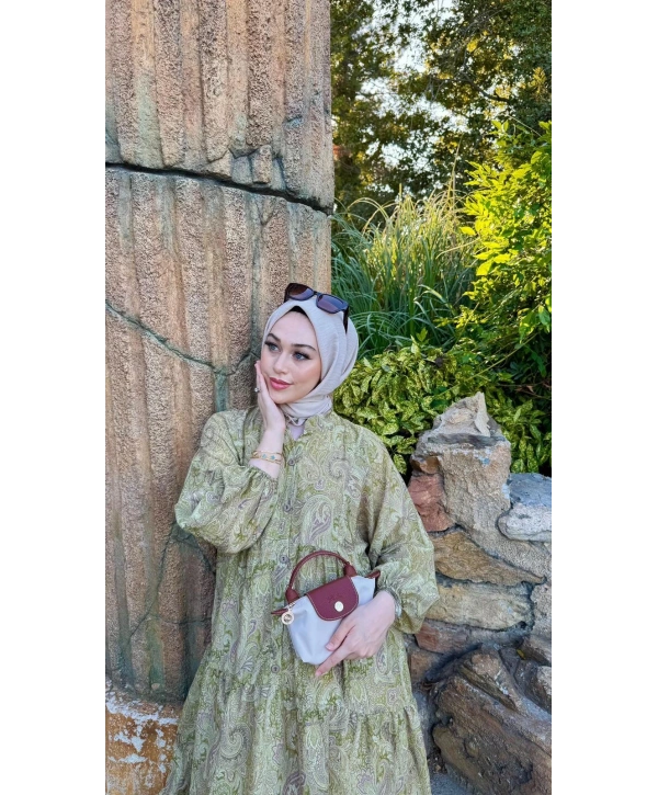 GOLDEN OLİVE ELBİSE