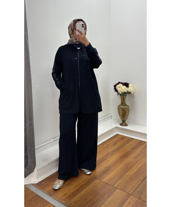 PAYET OYSHO PANTOLONLU TAKIM - LACİVERT