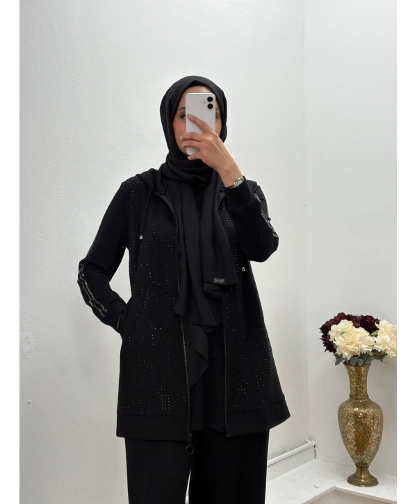 PAYET OYSHO PANTOLONLU TAKIM - SİYAH