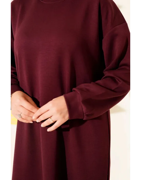 Loyşa Salaş Elbise Bordo