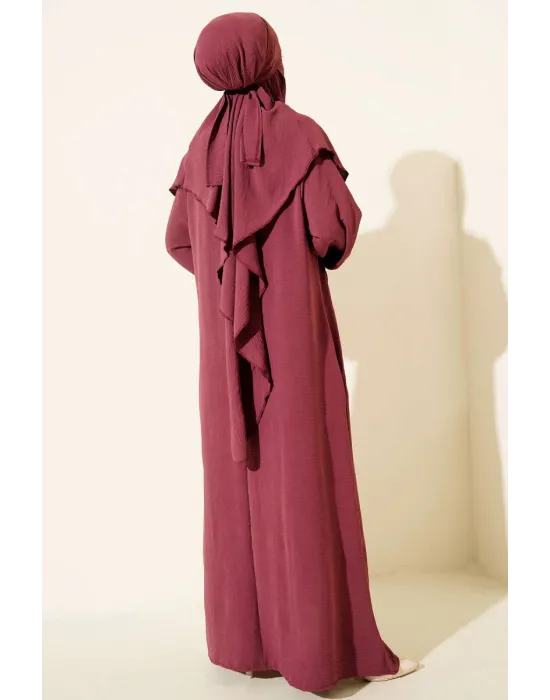 SULTAN MODEL GENİŞ PEÇELİ FERACE TAKIM