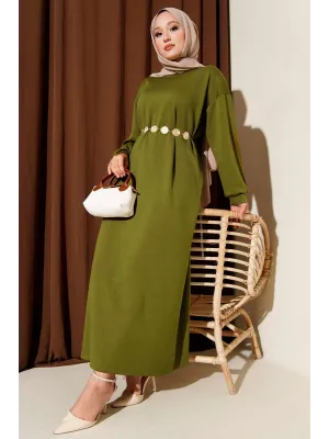 Loyşa Salaş Elbise Çağla Yeşili