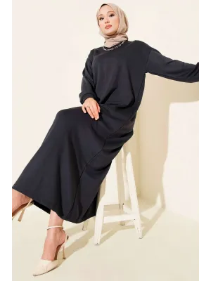 Loyşa Salaş Elbise Füme