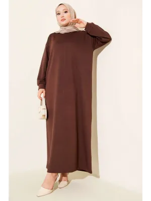 Loyşa Salaş Elbise Kahve