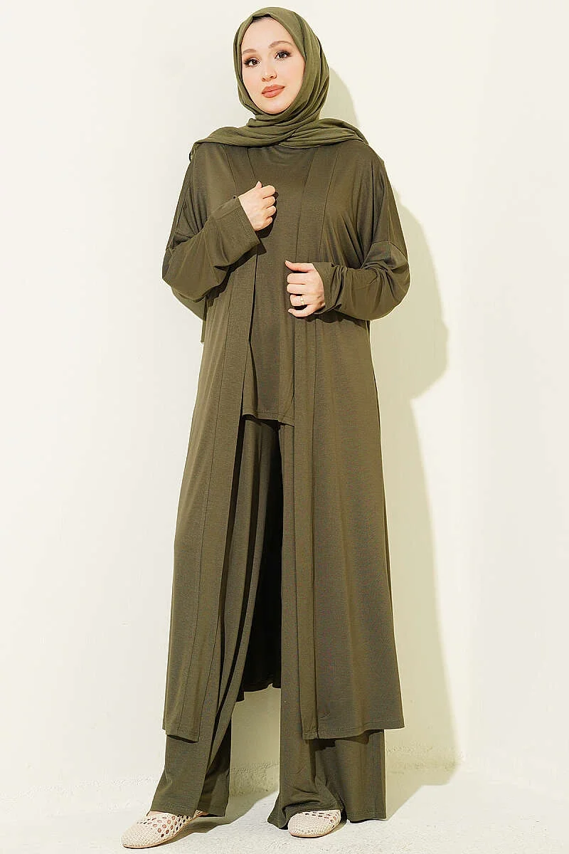 YAZGIMODA Hırkalı Basic Üçlü Takım