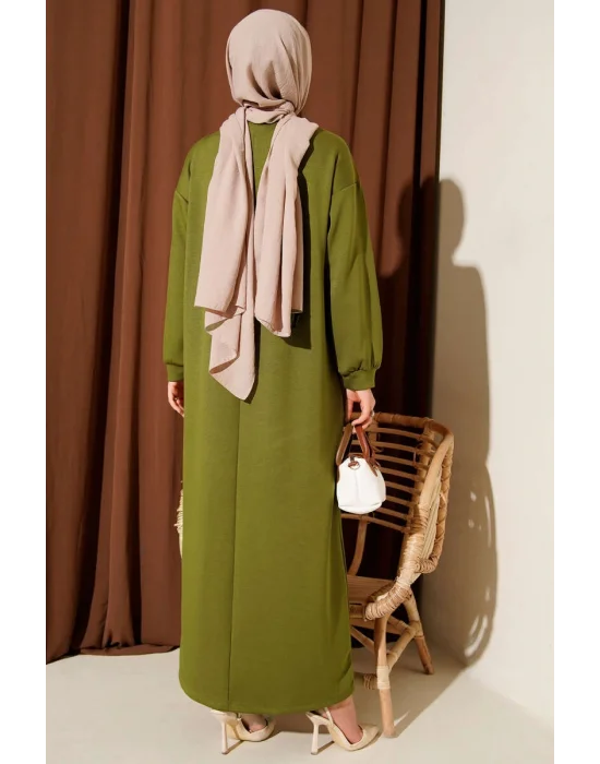 Loyşa Salaş Elbise Çağla Yeşili