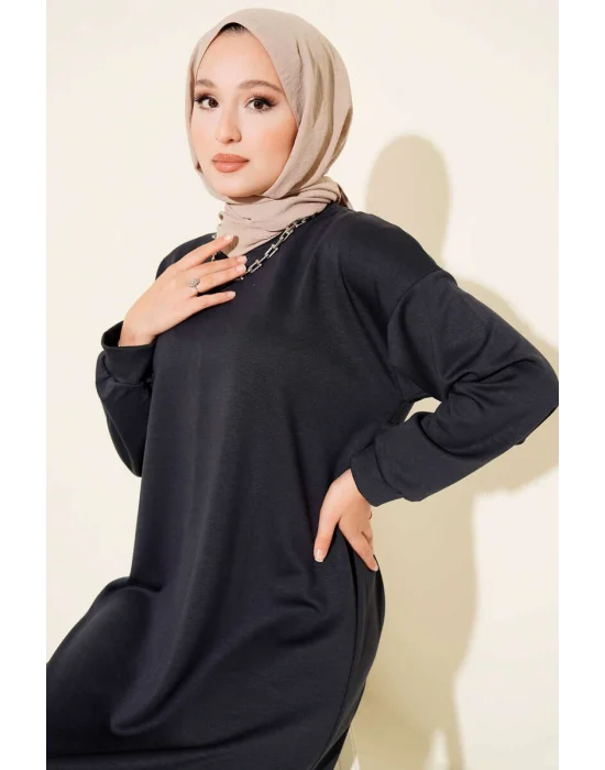 Loyşa Salaş Elbise Füme