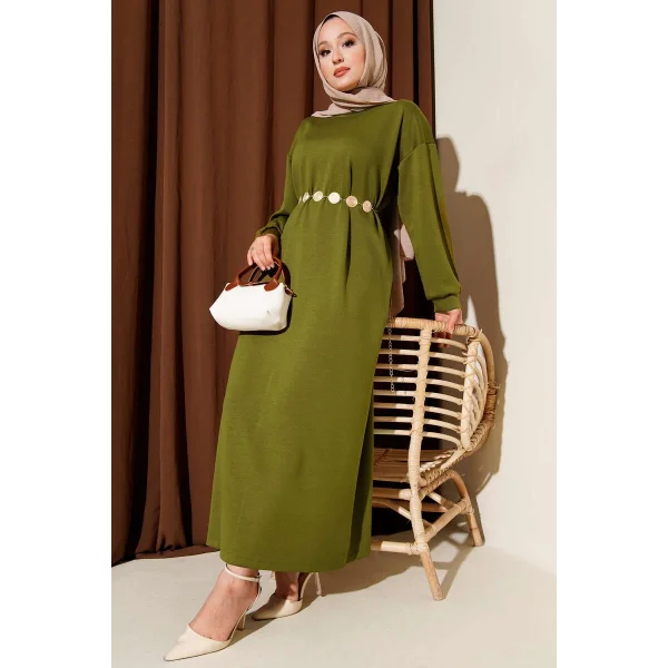 Loyşa Salaş Elbise Çağla Yeşili