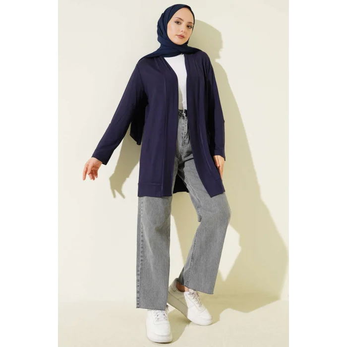 YAZGIMODA Düğmesiz Salaş Hırka