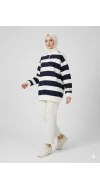 Çizgili Sweat
