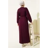 Loyşa Salaş Elbise Mürdüm