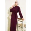 Loyşa Salaş Elbise Mürdüm
