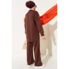 Kahve Çımalı Basic İkili Eşofman Takım