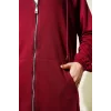 Kanguru Cepli Fermuarlı İkili Takım Bordo