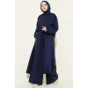 YAZGIMODA Hırkalı Basic Üçlü Takım Lacivert