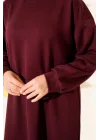 Loyşa Salaş Elbise Bordo