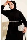 Loyşa Salaş Elbise Siyah
