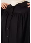 Yazgı Moda Bebe Yaka Gömlek Siyah