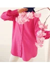 Yazgı Moda Hakim Yaka Tunik Fuşya