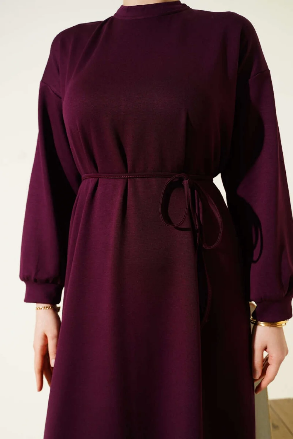 Loyşa Salaş Elbise Mürdüm