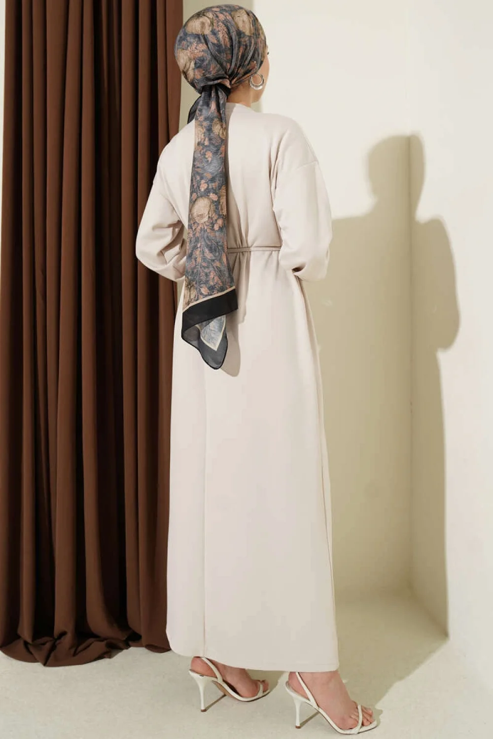 Loyşa Salaş Elbise Bej