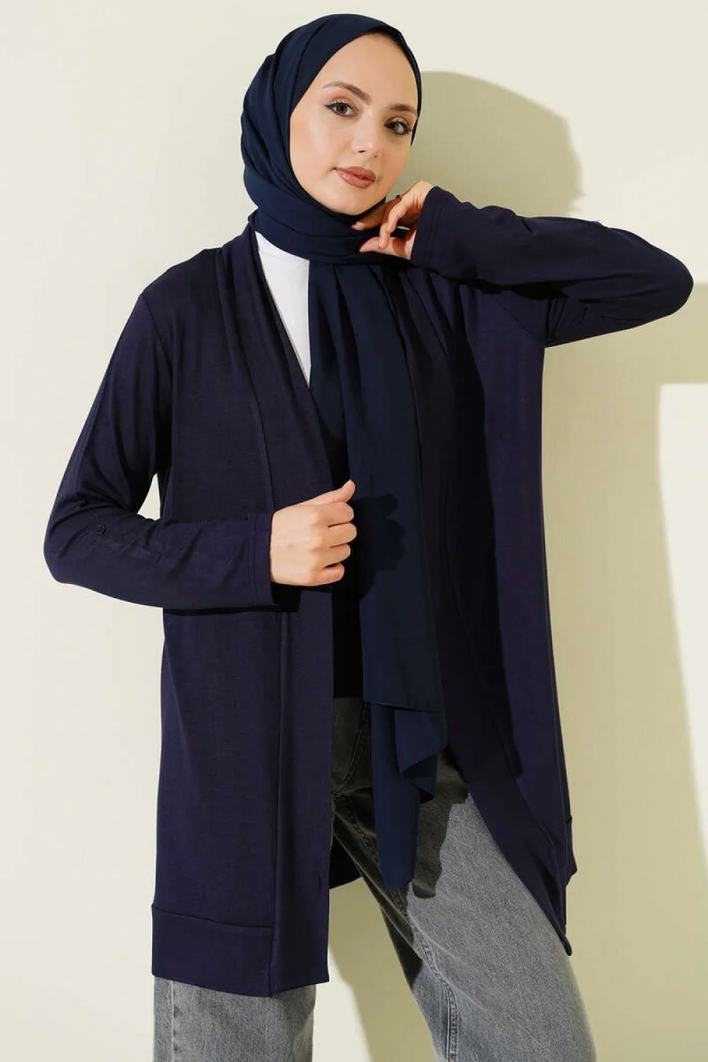 YAZGIMODA Düğmesiz Salaş Hırka