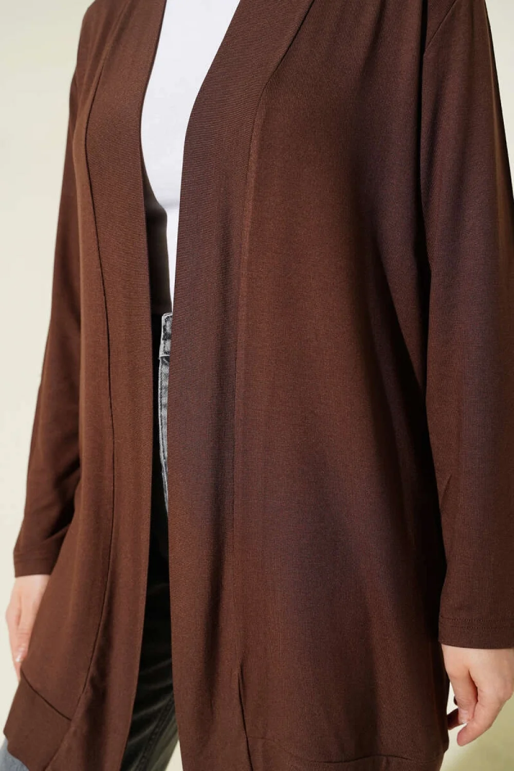 YAZGIMODA Düğmesiz Salaş Hırka