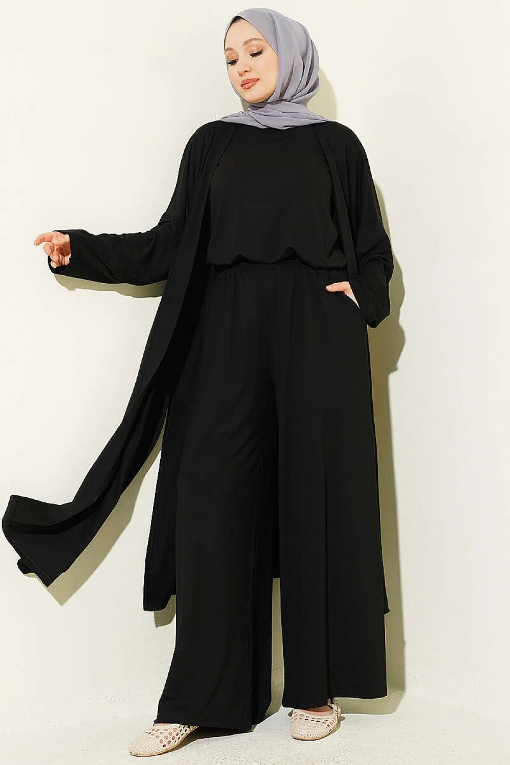 YAZGIMODA Hırkalı Basic Üçlü Takım