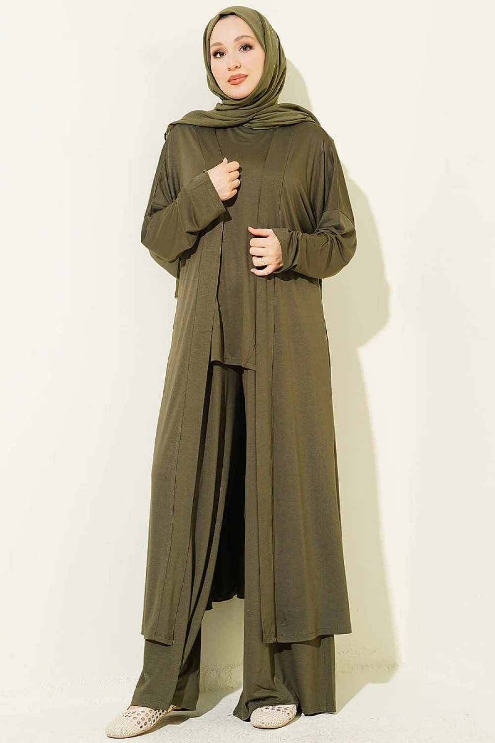 YAZGIMODA Hırkalı Basic Üçlü Takım