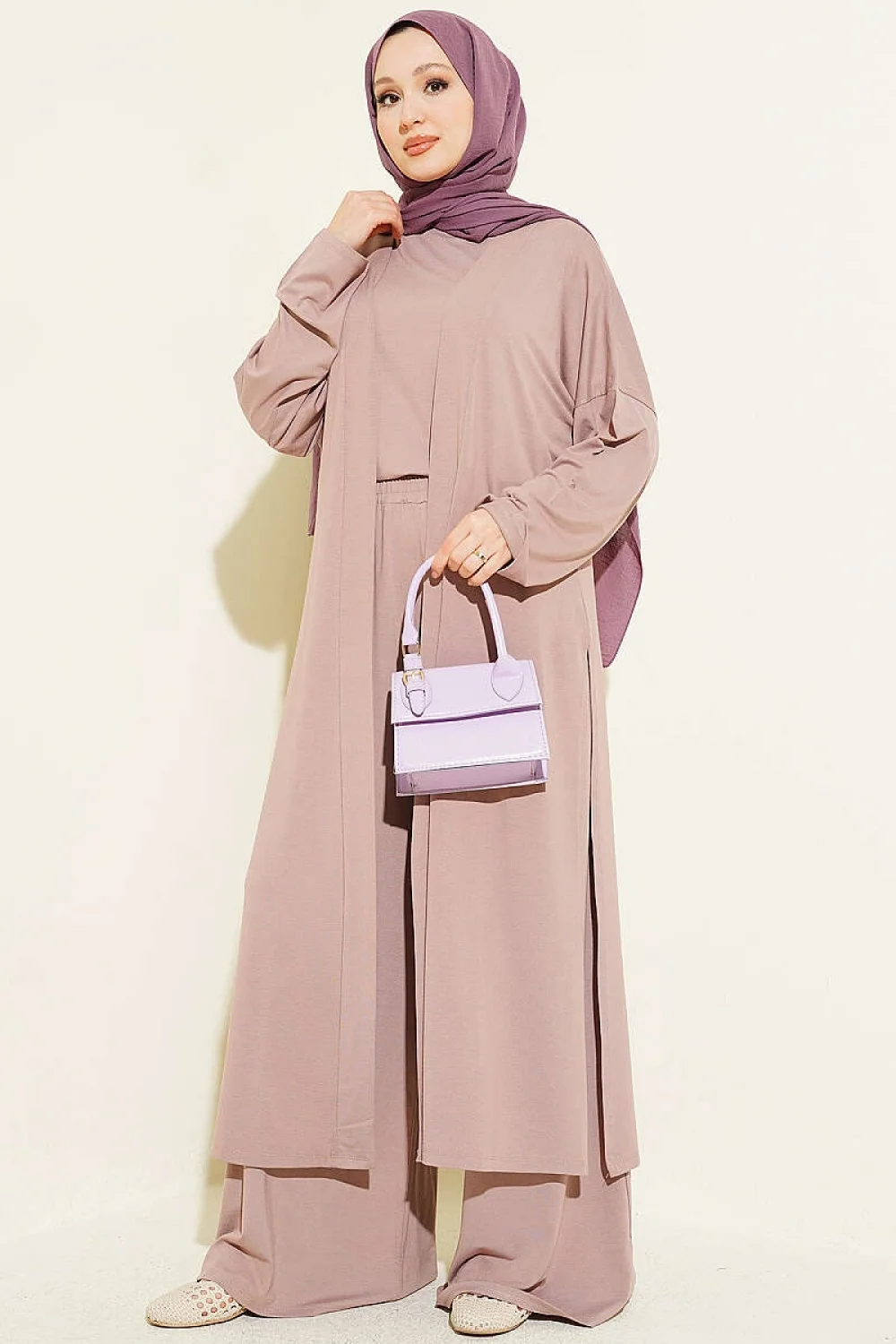 YAZGIMODA Hırkalı Basic Üçlü Takım