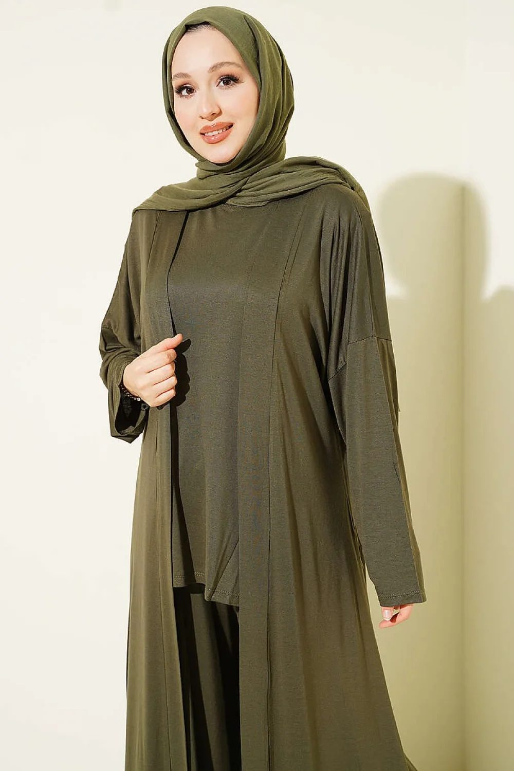 YAZGIMODA Hırkalı Basic Üçlü Takım