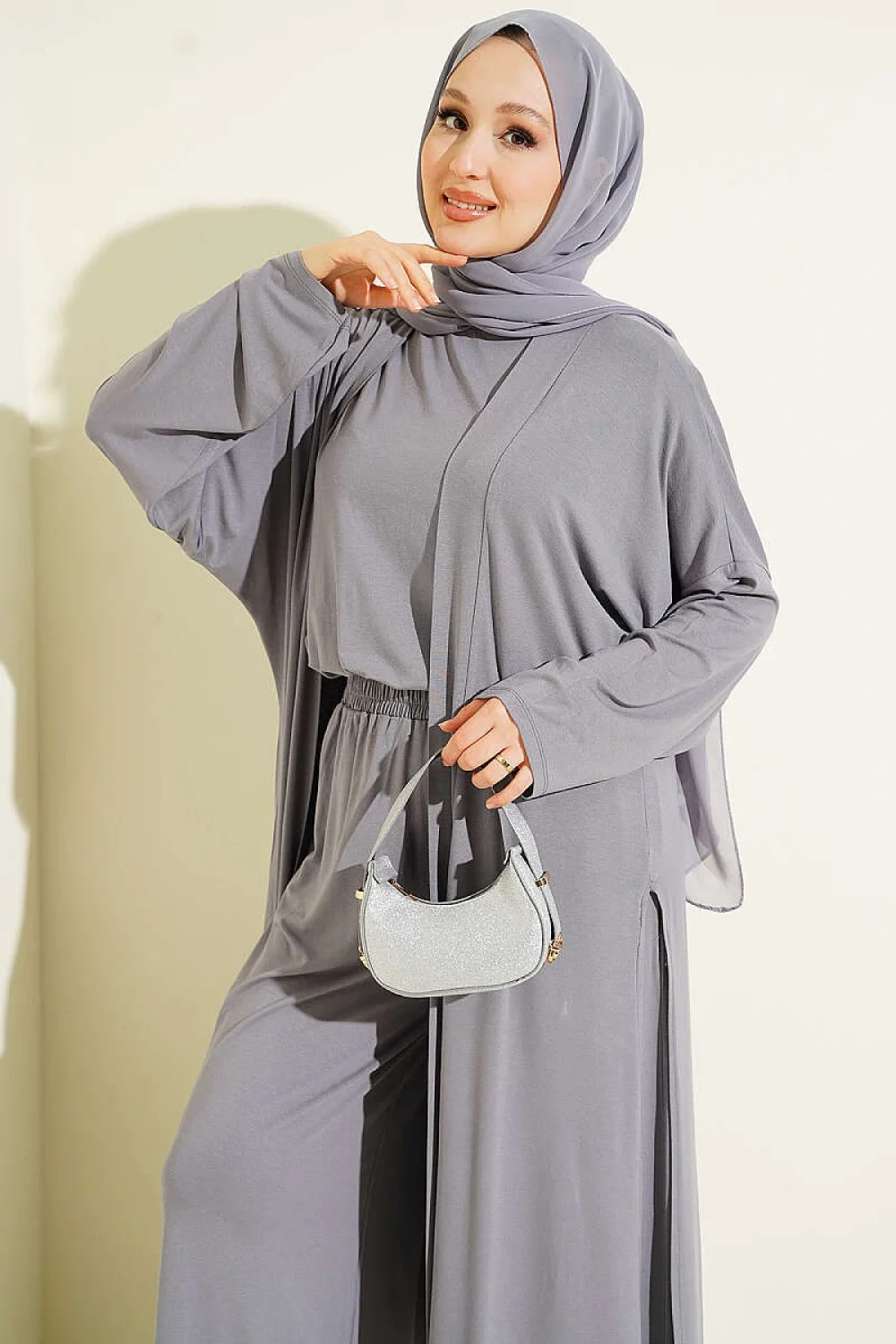 YAZGIMODA Hırkalı Basic Üçlü Takım