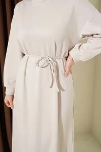 Loyşa Salaş Elbise Bej