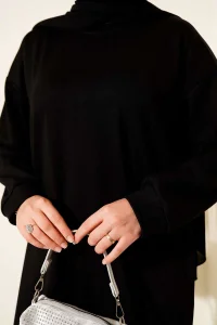 Loyşa Salaş Elbise Siyah