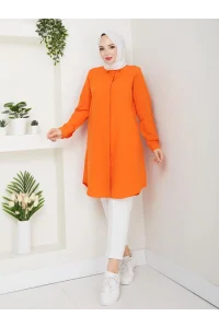 YAZGIMODA Uzun Kesim Klasik Gömlek Tunik