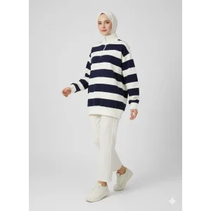 Çizgili Sweat