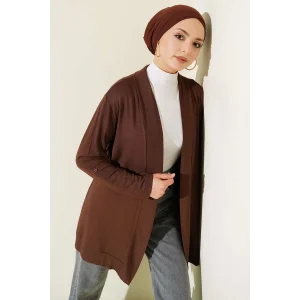 YAZGIMODA Düğmesiz Salaş Hırka