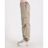 Kadın Bej Paraşüt Kargo Pantolon Pantolon