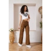 Kadın Açık Kahve Kargo Pantolon