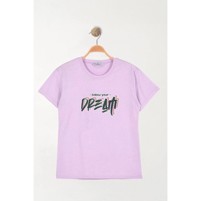 10-13 Yaş Çocuk Tişört Lila - 7250160.1576.