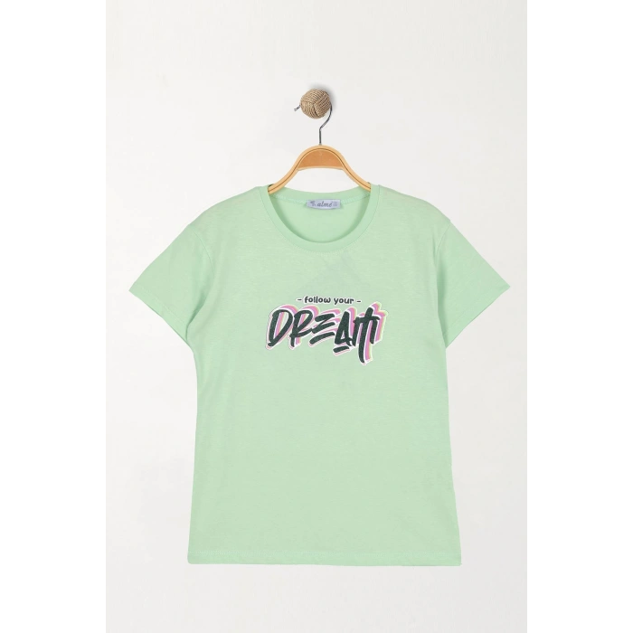 10-13 Yaş Çocuk Tişört Mint - 7250160.1576.