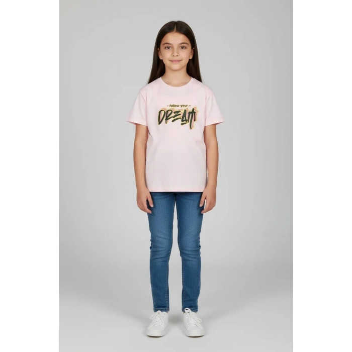 10-13 Yaş Çocuk Tişört Pembe - 7250160.1576.