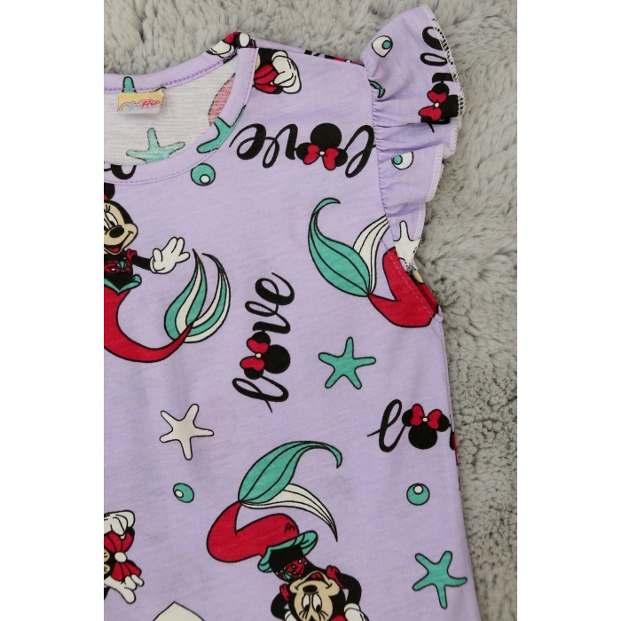 2-11 Yaş Fırfır Detaylı Takım Lila - 70578.904.