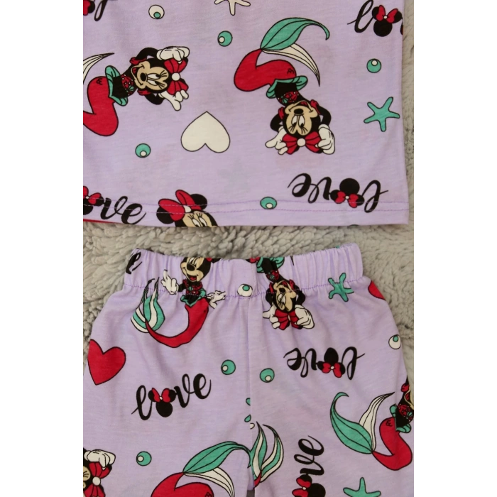 2-11 Yaş Fırfır Detaylı Takım Lila - 70578.904.