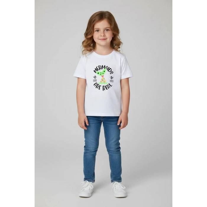 2-5 Yaş Çocuk Tişört Beyaz - 5250175.1576.