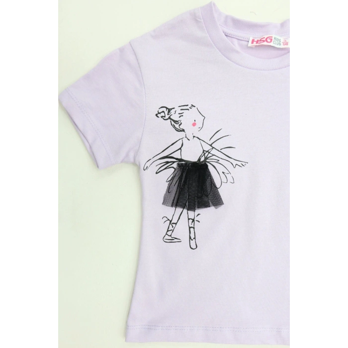 2-5 Yaş Çocuk Tişört Lila - 5252078.1576.