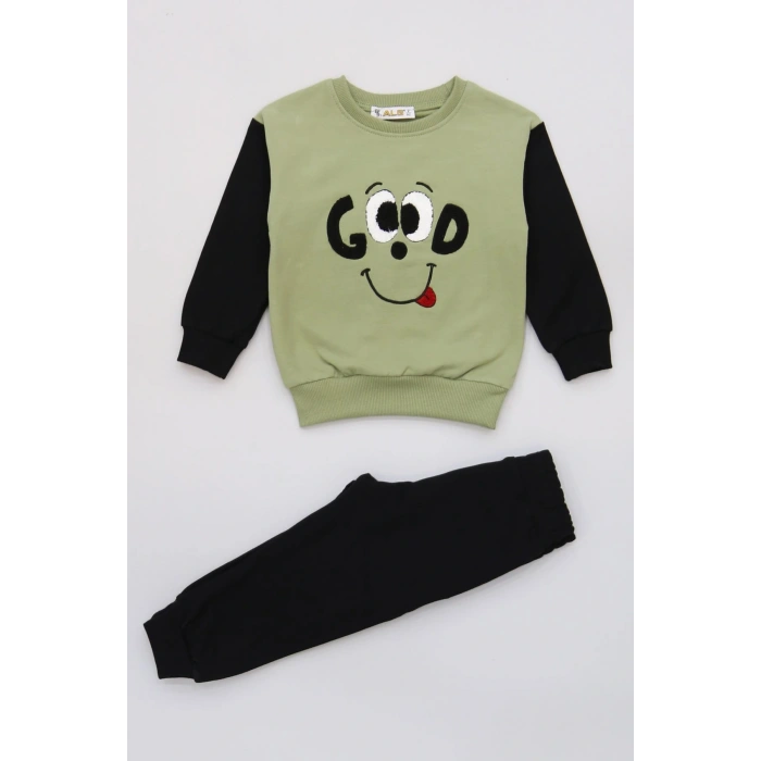 2-5 Yaş Şardonlu Yumoş Kumaş Takım Açıkhaki - 1264305.1576.