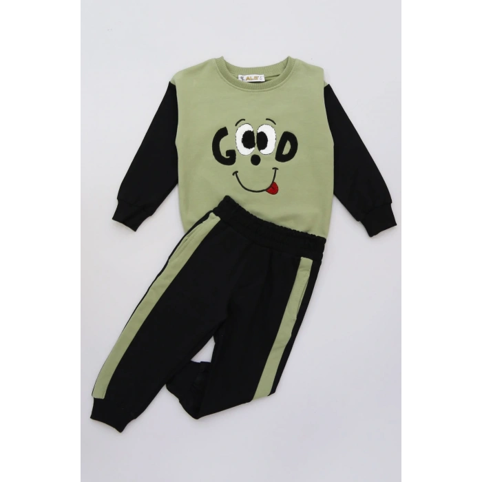 2-5 Yaş Şardonlu Yumoş Kumaş Takım Açıkhaki - 1264305.1576.