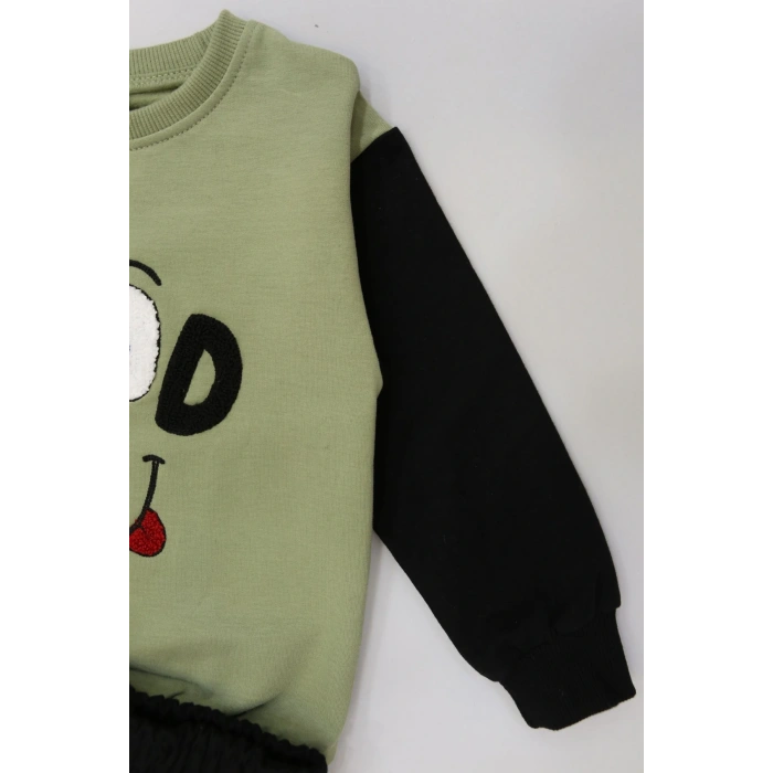 2-5 Yaş Şardonlu Yumoş Kumaş Takım Açıkhaki - 1264305.1576.